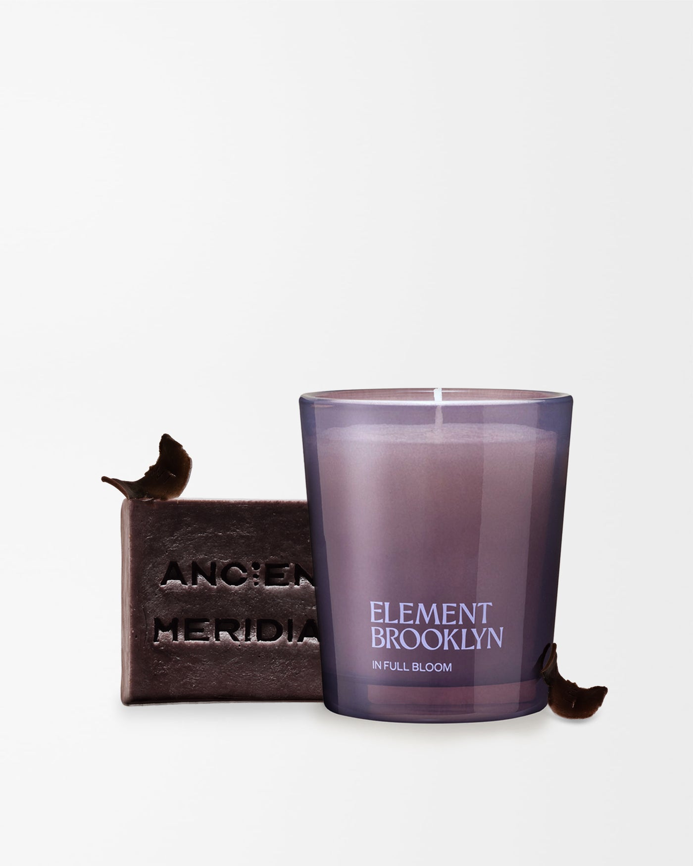 Baobab & Rose Gift Set – Sadaa Soap Brick and In Full Bloom Candle botanical pairing, Here & Always