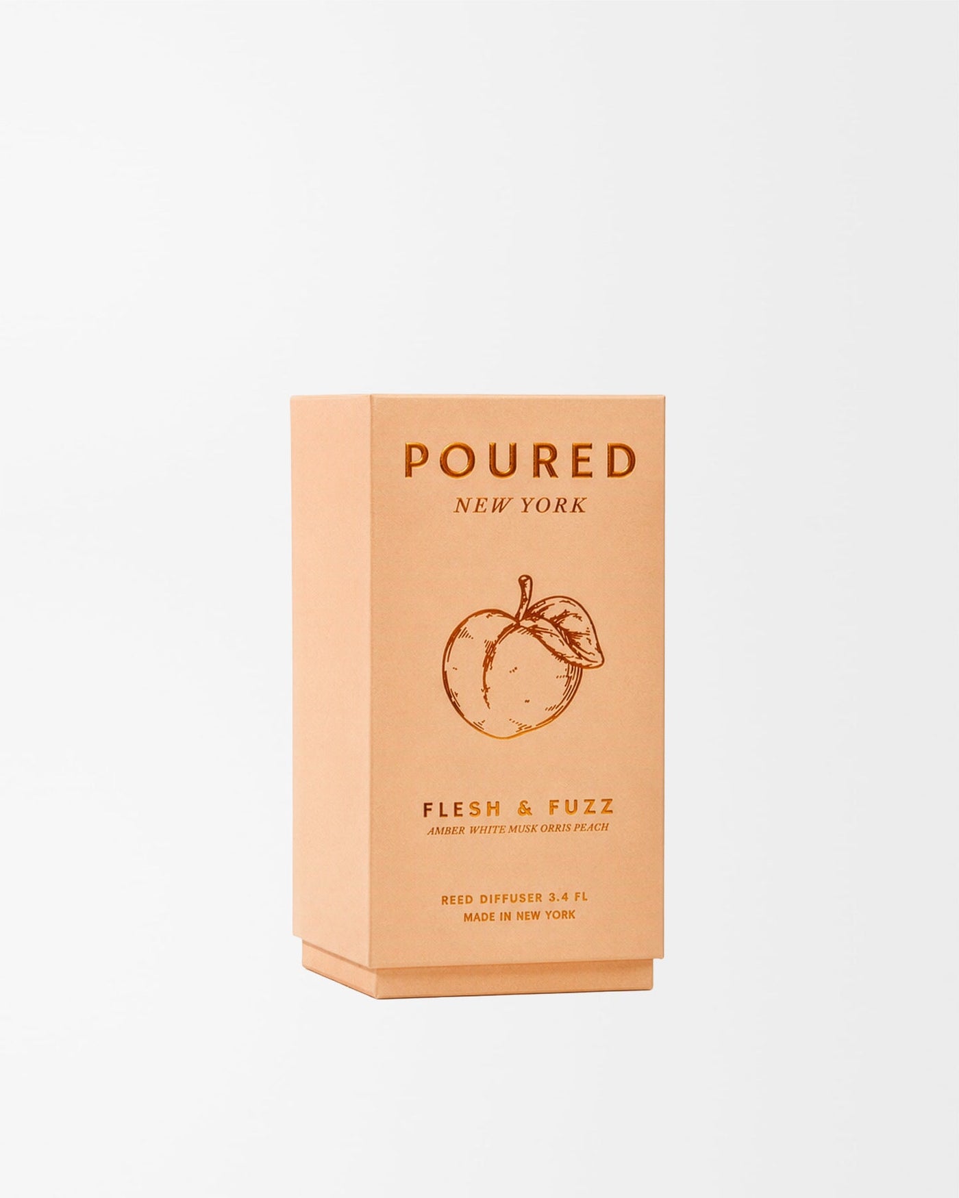 Poured New York Flesh & Fuzz Reed Diffuser Reed Diffuser | Here & Always