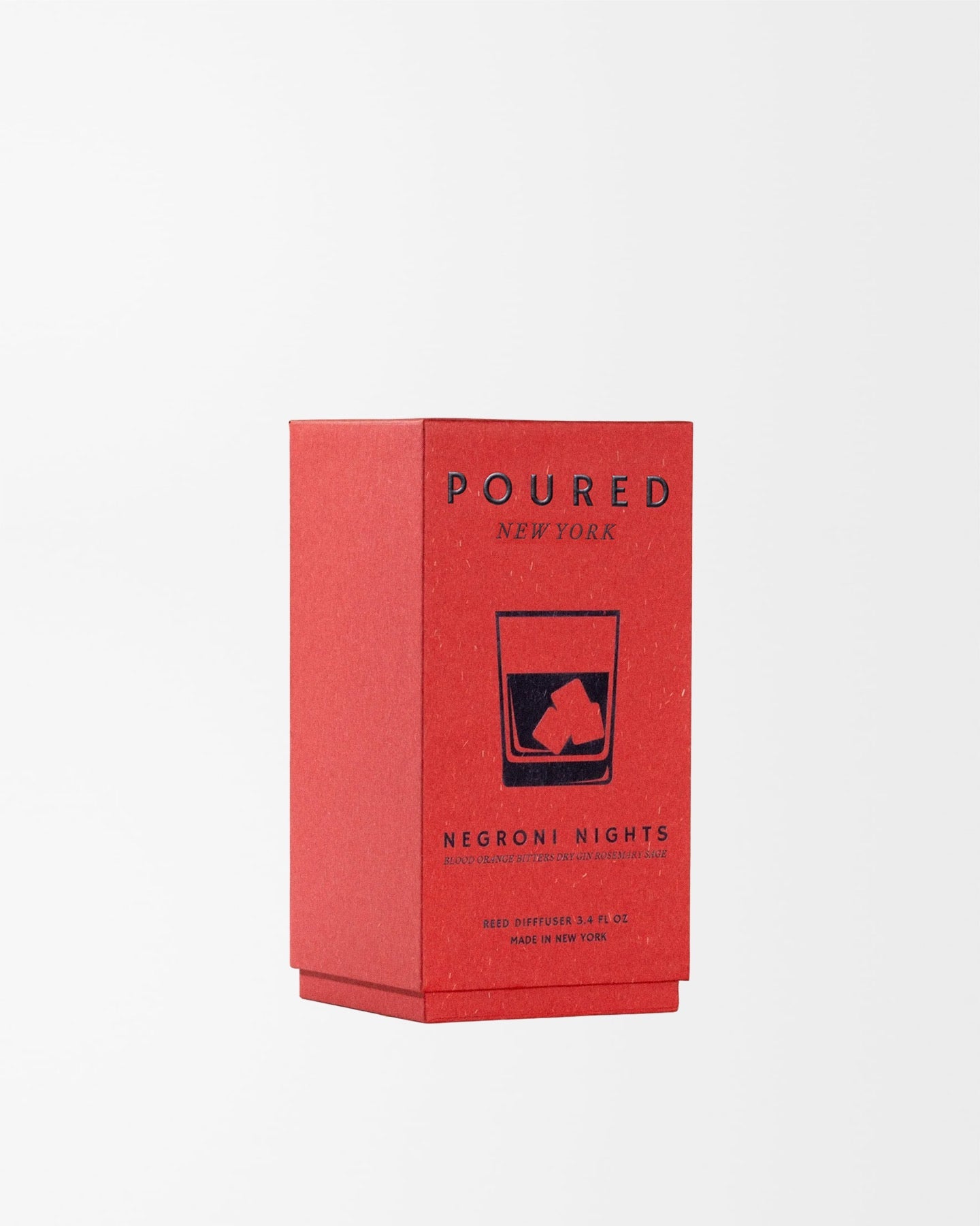 Poured New York Negroni Nights Reed Diffuser Reed Diffuser | Here & Always