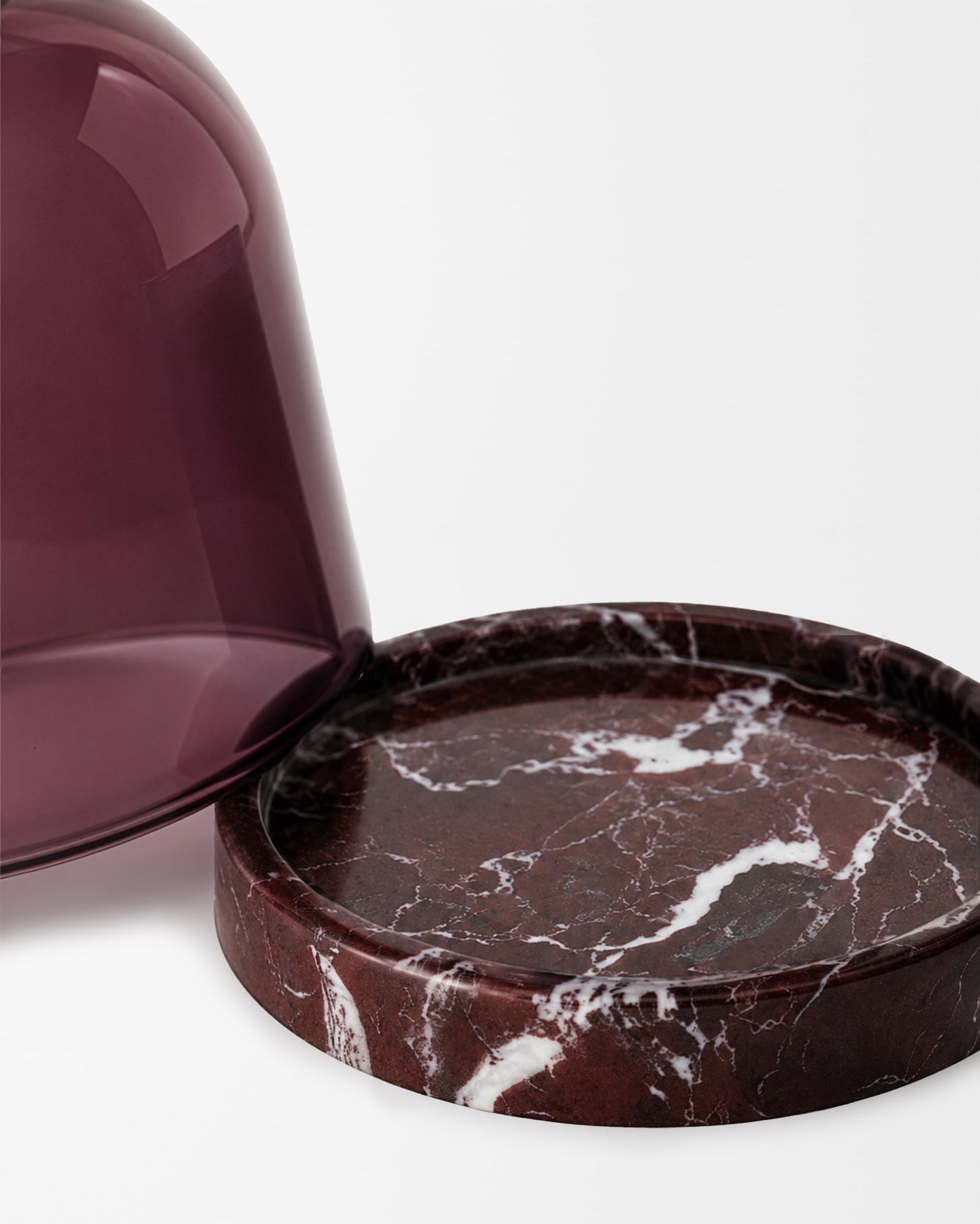 Poured New York Violet Cloche + Stone | Here & Always